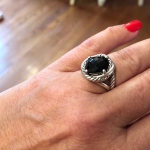 David Yurman Black Onyx Infinity Ring